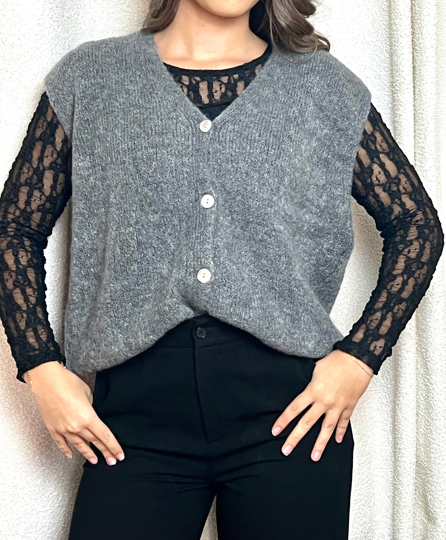 Gilet SERENA Gris foncé