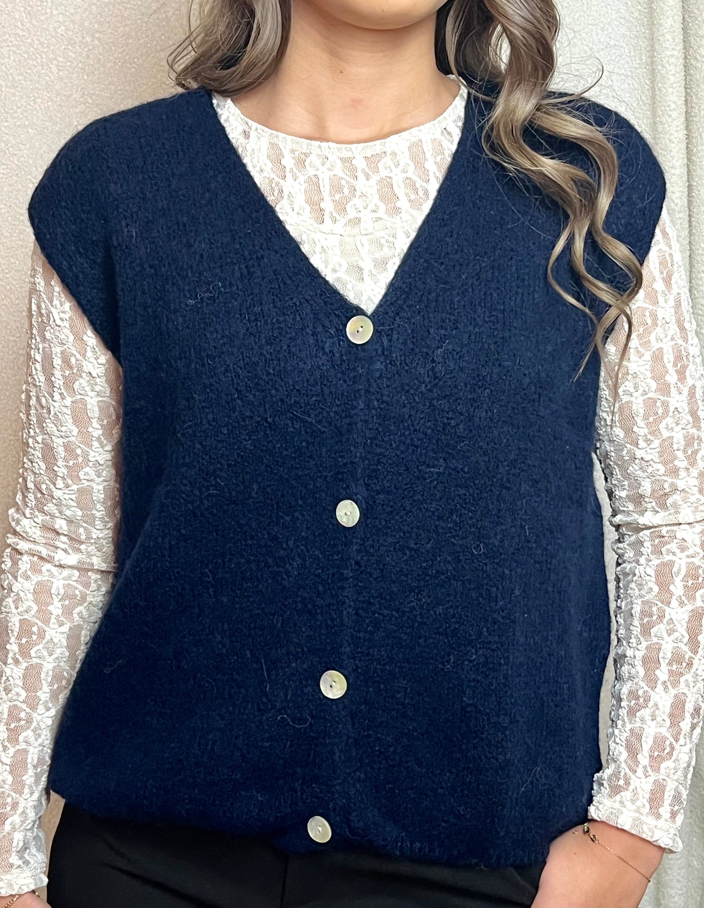 Gilet SERENA Bleu marine