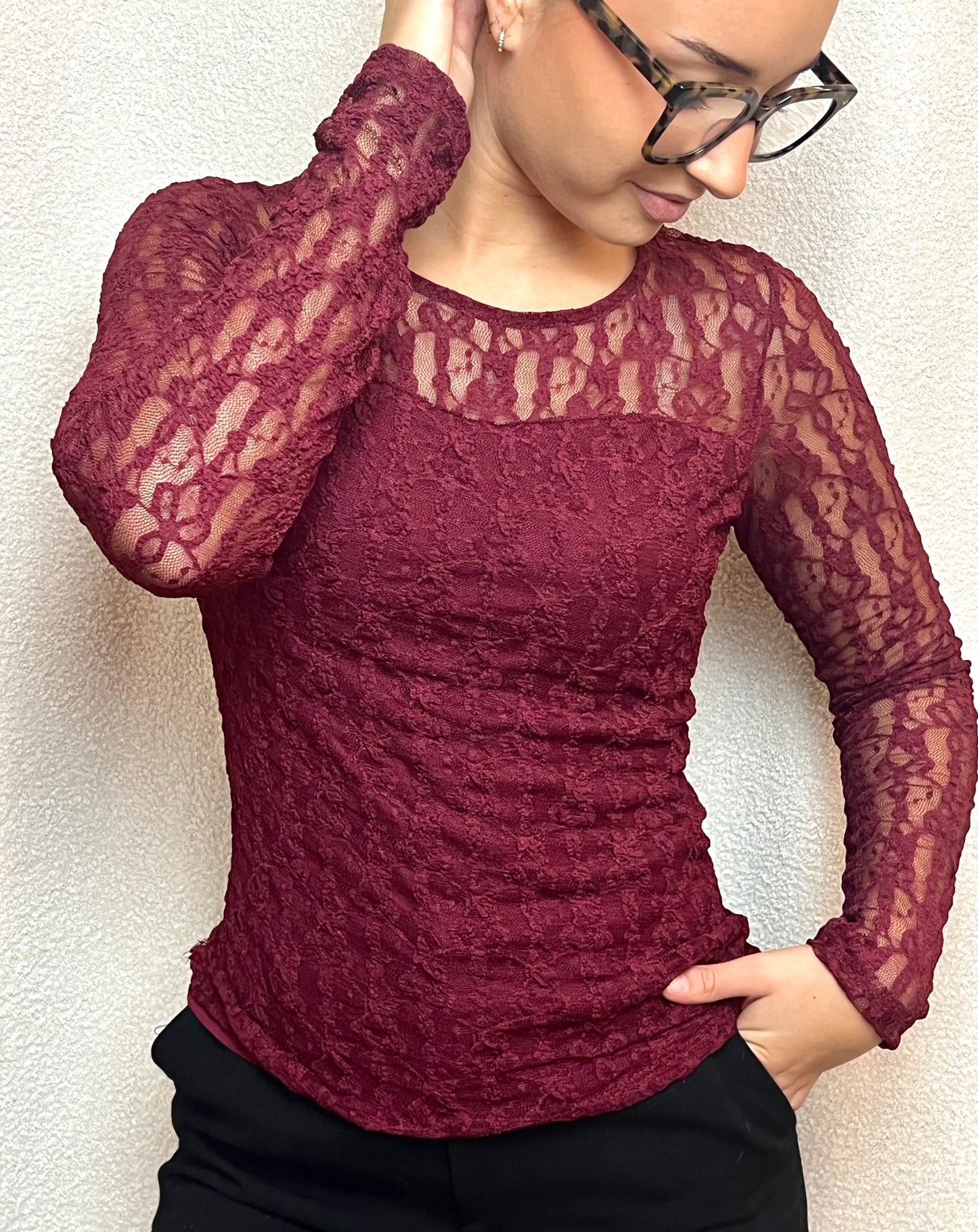 Haut GRAZIELLA bordeaux