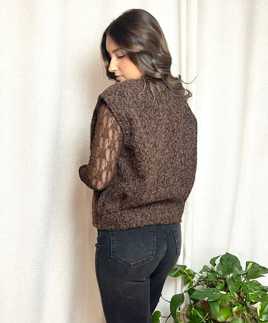 Veste SOFIA Chocolat