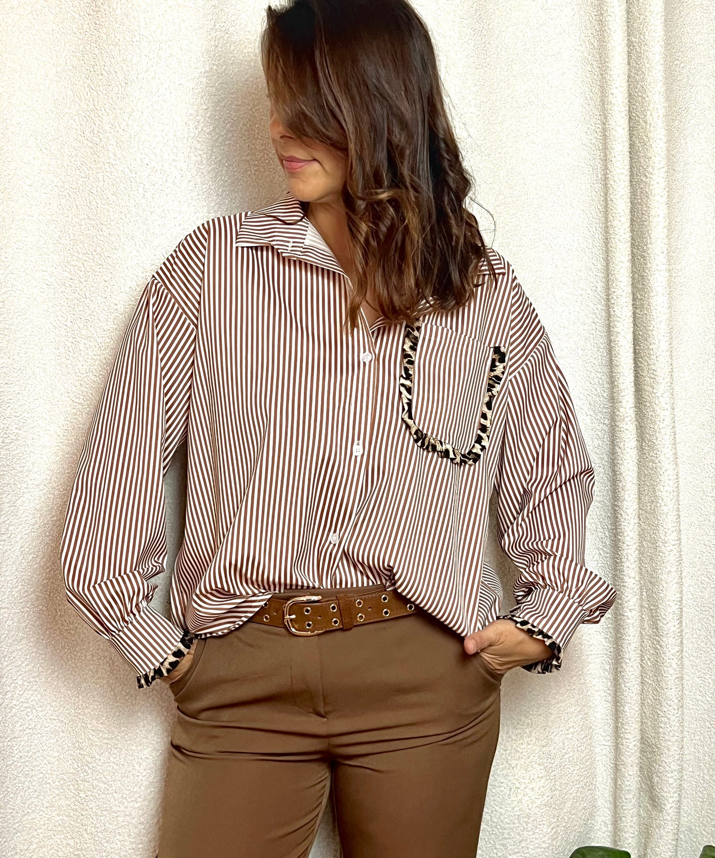 Chemise NINA Chocolat