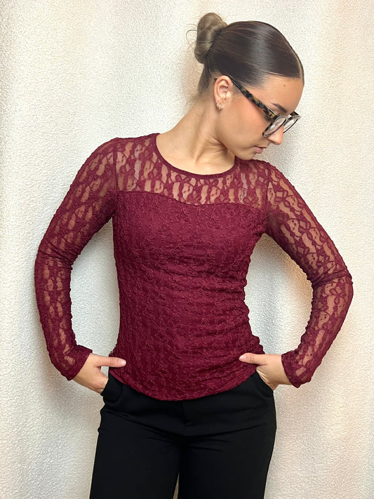 Haut GRAZIELLA bordeaux