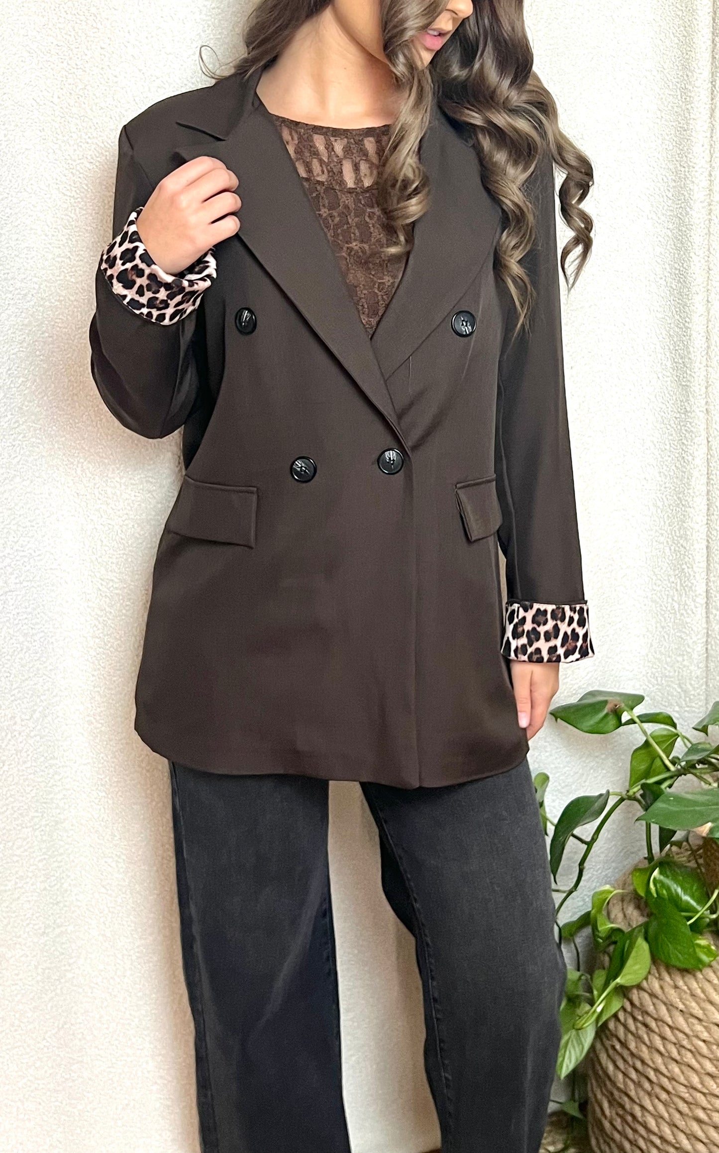 Blazer ROXANNA Chocolat