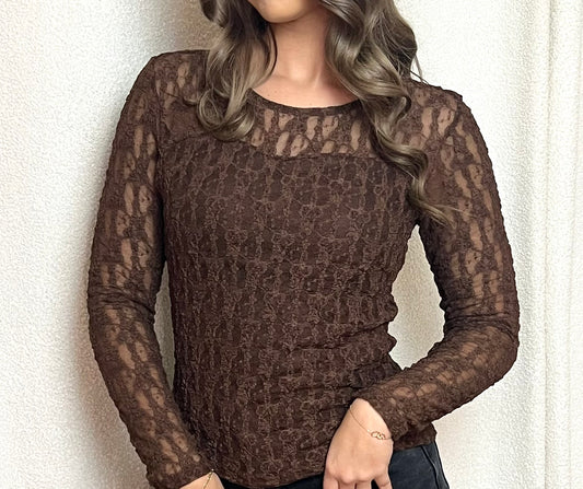 Haut GRAZIELLA Chocolat